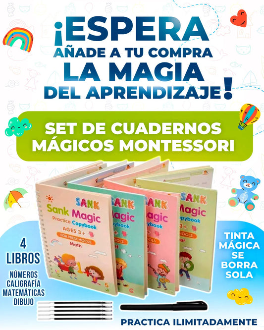 Set de Cuadernos Mágicos Montessori